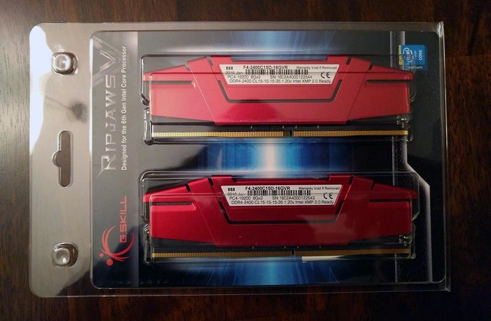 G.Skill Ripjaws V 16GB (2x8 GB) 3000MHz DDR4