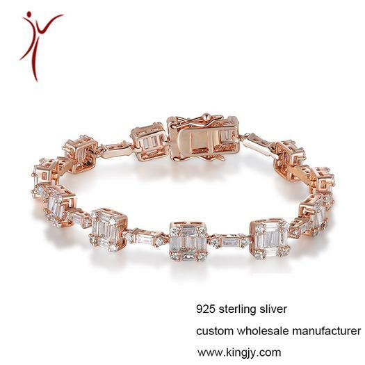 Custom wholesale 925 sterling silver bracelets for chain shop