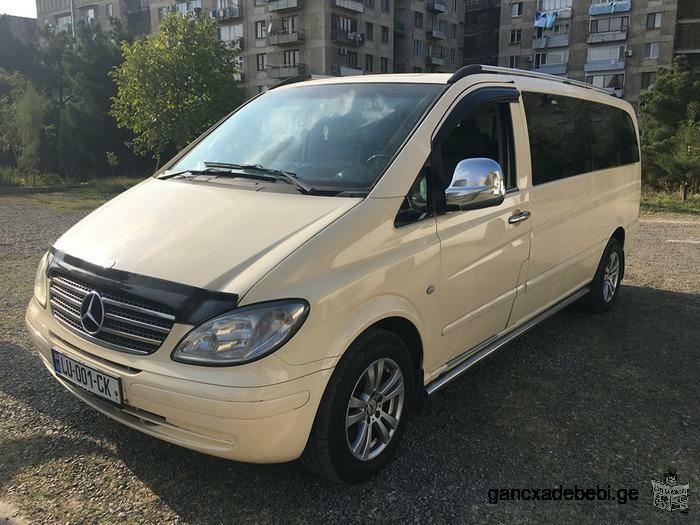 Сдается минивэн с водителем. Mercedes Vito 9