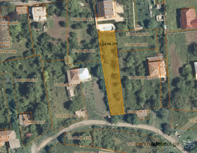 Land for sale in the village. In Saguramo