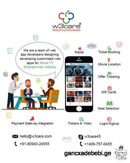 W3care custom app development company USA