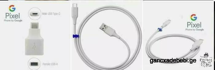 USB Type C GOOGLE PIXEL AUTHENTIC Cables SET