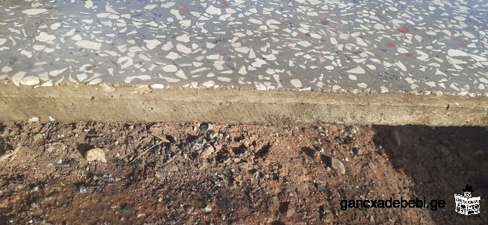 Paving slabs. Steps for stairs.