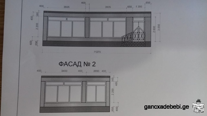 Продается помещение в г.Ахалкалаки по адресу Чавчавадзе №1/1