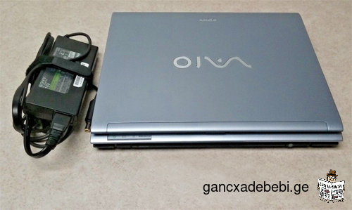 კომპაქტური ლეპტოპი Sony Vaio Made in U.S.A. ორიგინალი ნოუთბუქი Sony Vaio Made in U.S.A.