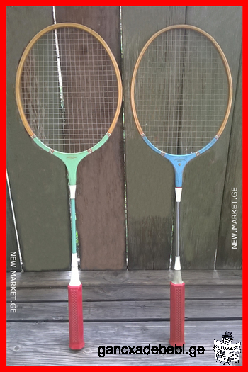 badmintonis Cognebi Cogani kompleqti badmintonis Cognebi burTi volani neilonis batis frTebiT