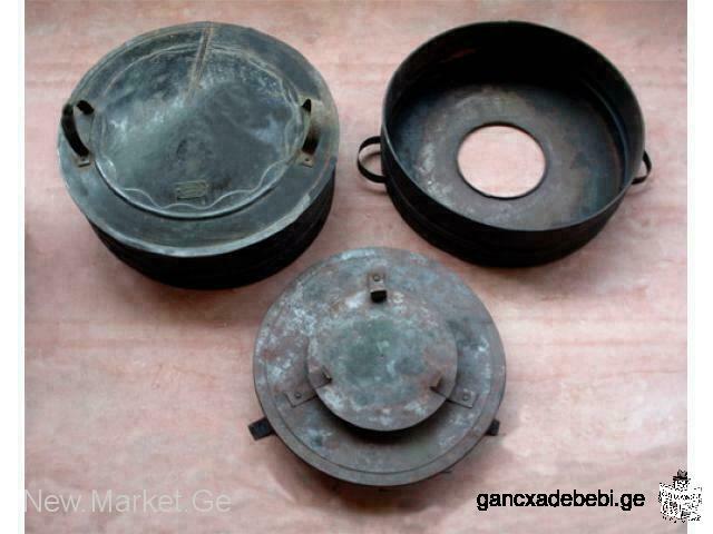 For sale antique oven stove, burzhuyka, form for baking and stewing