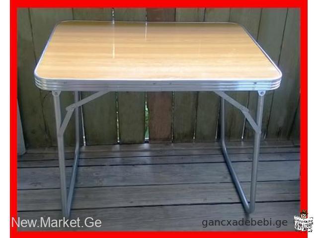 picnic table compact folding table aluminum table lightweight table kitchen table camping table USSR