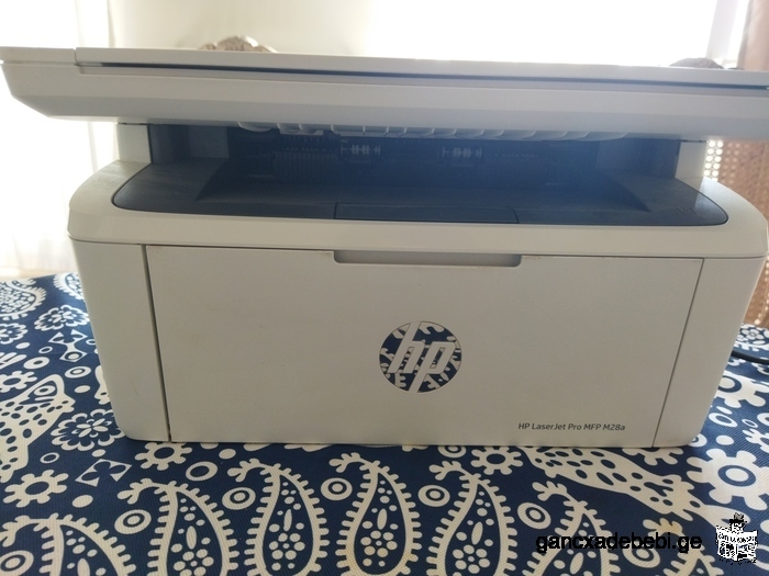 МФУ лазерный HP LaserJet Pro MFP M28a RU, A4, лазерный, белый