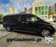 Rent a VIP minivan with a driver Mercedes Vito daily