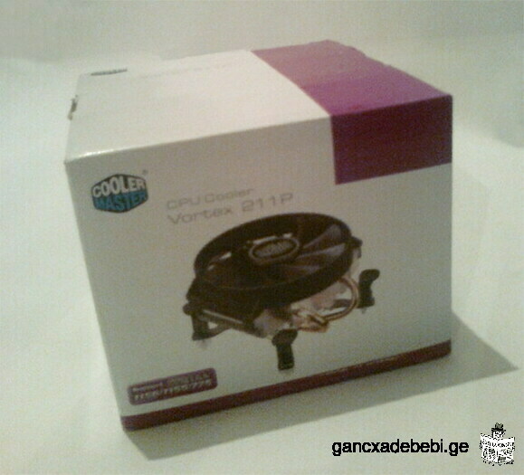 Cooler Master CPU Cooler for LGA 1156/1155/775, new / New