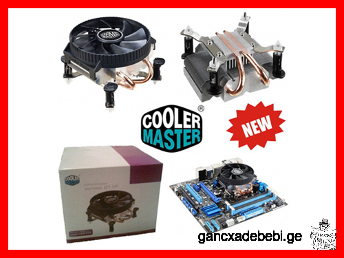 Кулер с радиатором Cooler Master для LGA 1156/1155/775 сокетов, новый