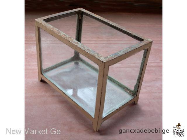 Aquarium terrarium aquariums frame metal steel iron rectangular Made in USSR (Soviet Union / SU)