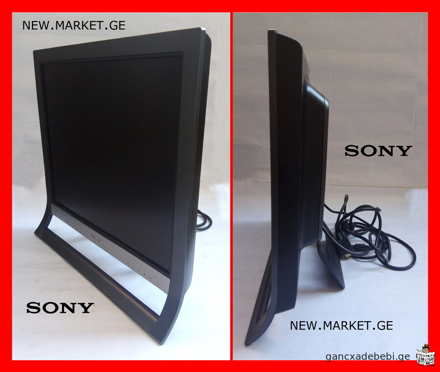 პროფესიონალური ორიგინალი მონიტორი SONY Professional TFT LCD Monitor 19-inch Original Sony SDM-HS95