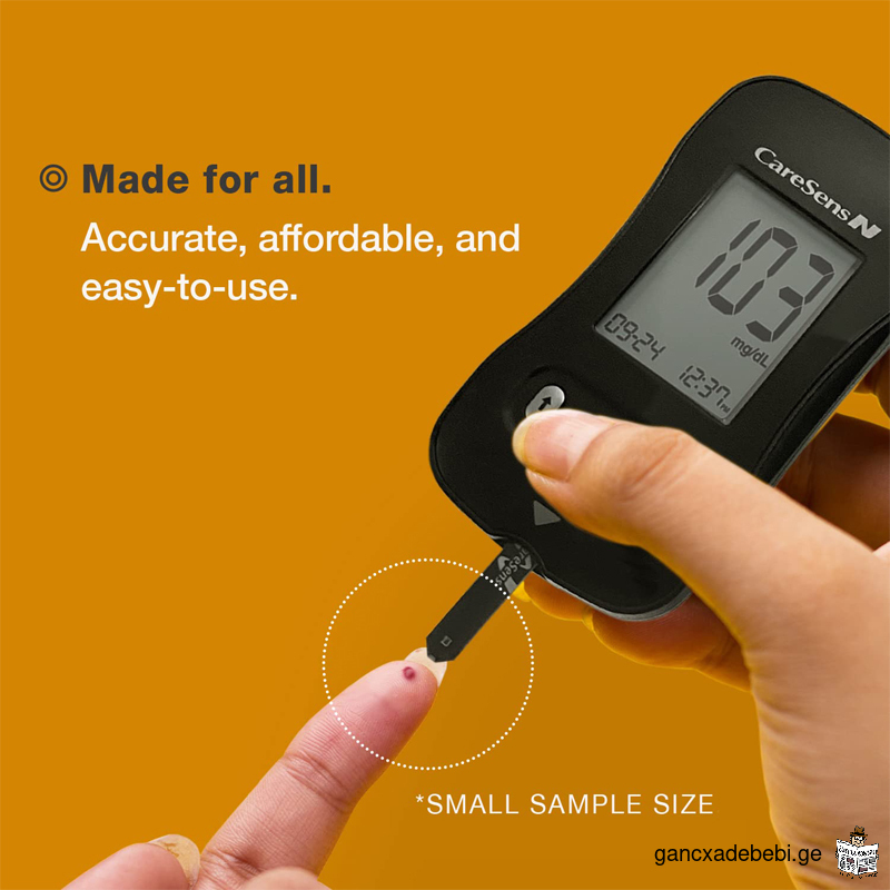 Glucometer CareSens N Blood Glucose Meter and Test Strips Monitoring System manufactured by i-SENS