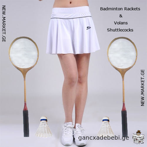 badmintonis Cognebi badmintonis Cogani kompleqti badmintonis burTi volani neilonis batis frTebiT