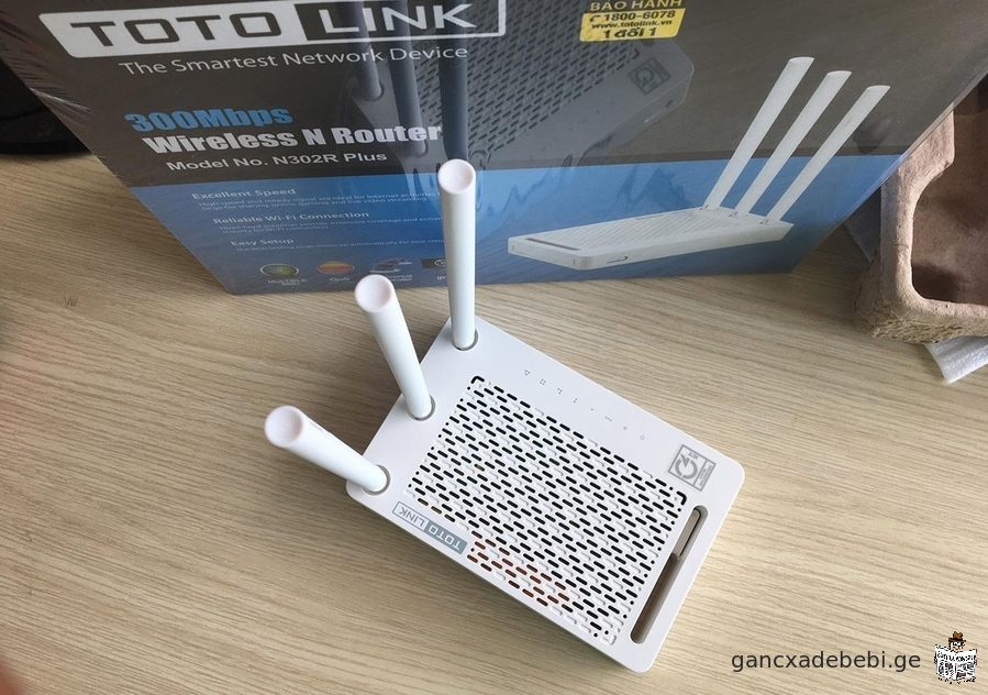 Wi-Fi Router TOTOLINK N302R PLUS V.3 802.11n 300Mbps