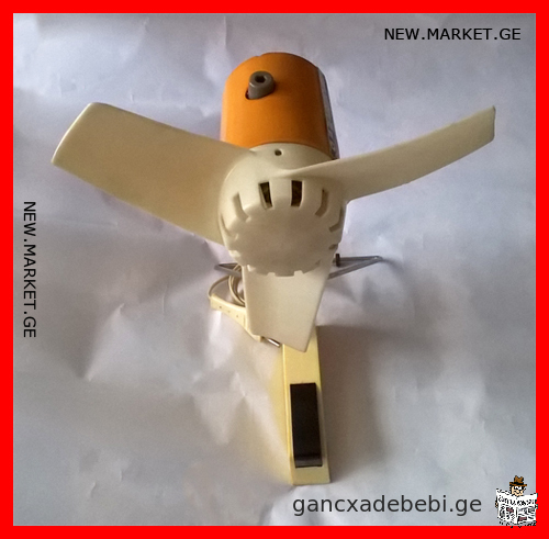 Vintage table fan Penguin Pingvin Orbita 3 Podkhalim swivel turnable ventilator USSR Soviet Union SU