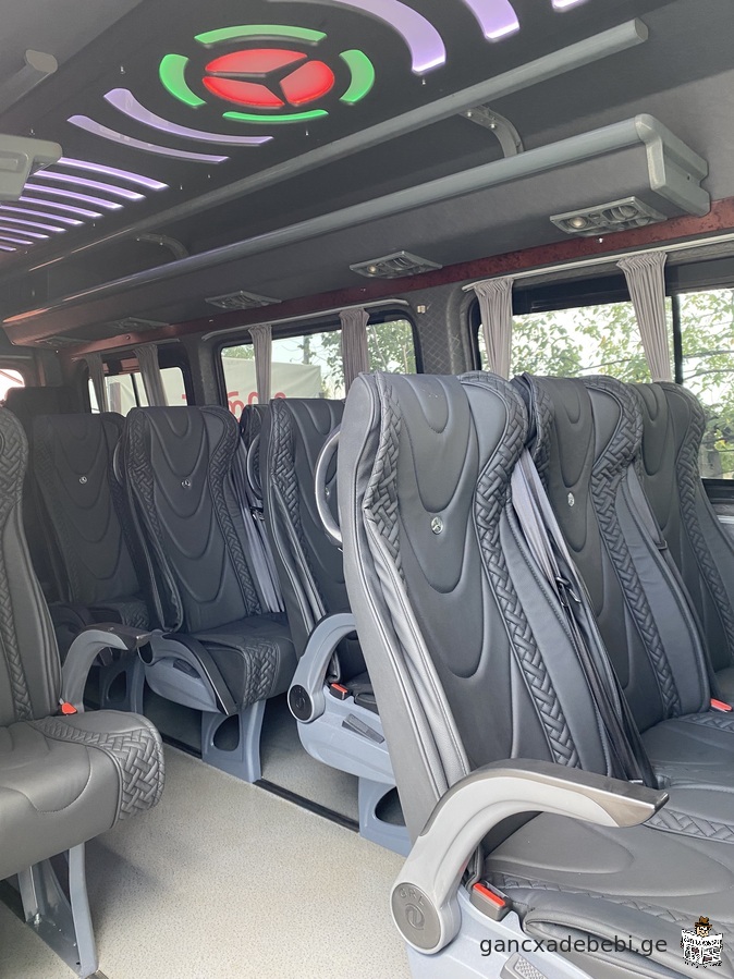 qiravdeba mikroavtobusi Mercedes-Benz Sprinter 20 adgili