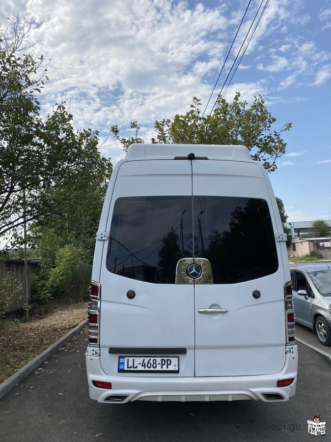 ქირავდება მიკროავტობუსი Mercedes-Benz Sprinter 20 ადგილი