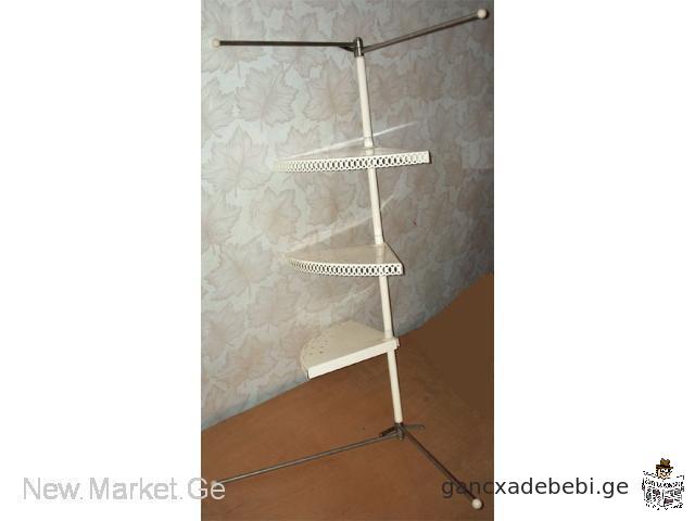 Corner bath shelf set, set of corner bath shelves, corner shelves for bathroom USSR Soviet Union SU