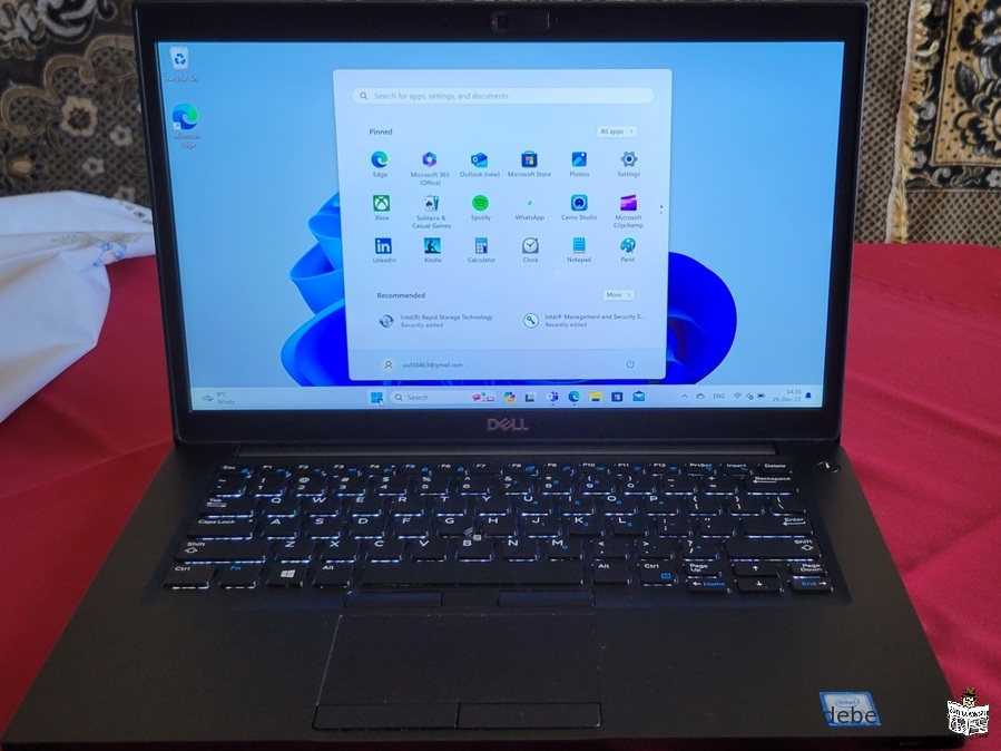 ნოუთბუქი Dell Latitude 7490 14" i5 8350U 16GB/512GB