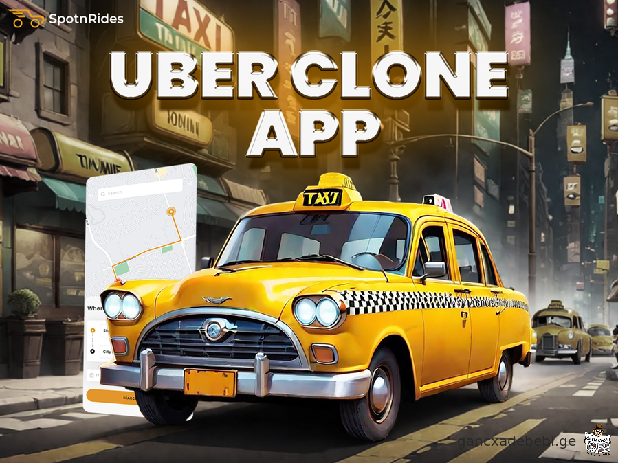 Taxi Booking App Development Service like Uber by SpotnRides