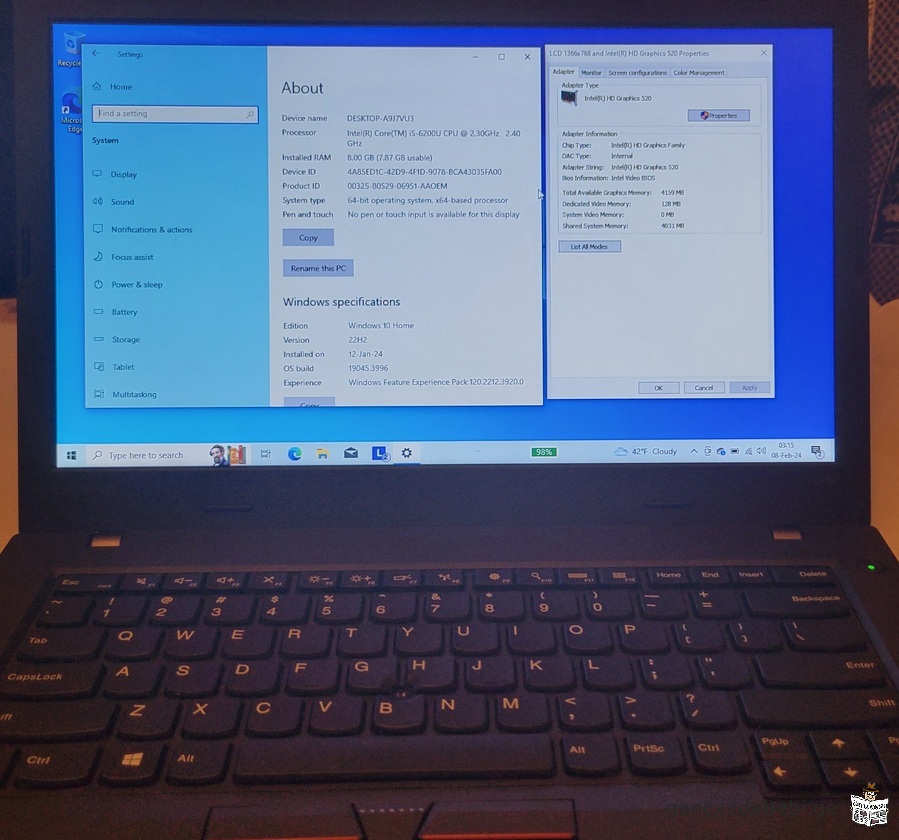 Lenovo ThinkPad L460 i5-6200U 8GB/500GB