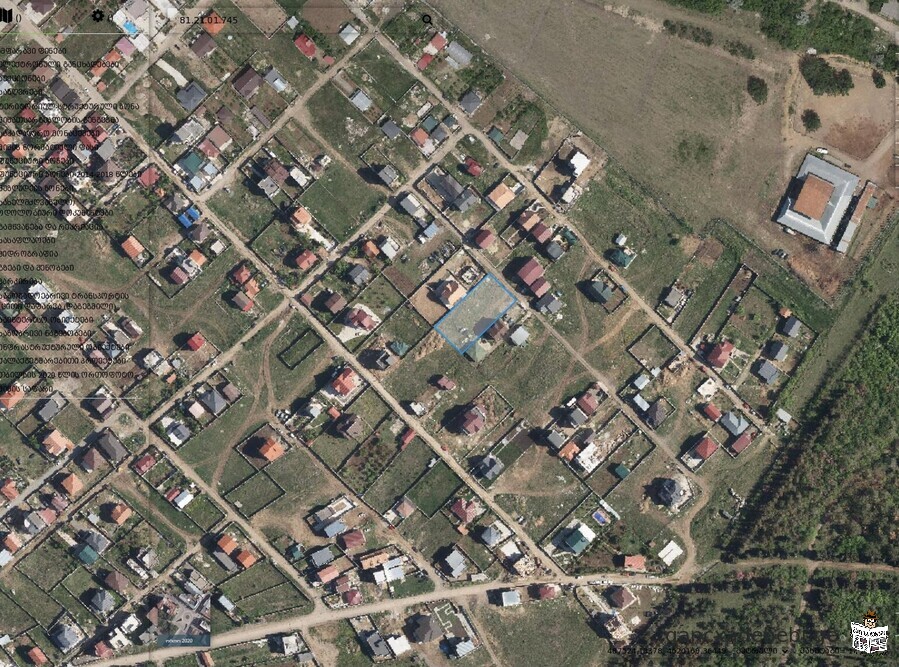 1497 sq,m. land plot for sale, David Mgeladze Street, Ivertubani, Tbilisi