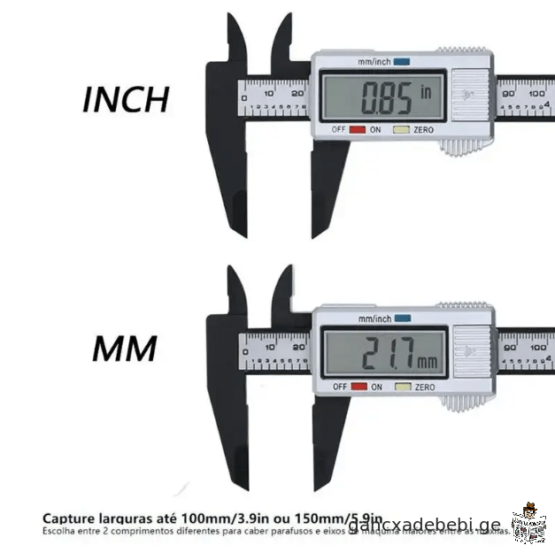 cifruli Stangel-cirkuli AIRAJ Vernier Caliper plastikuri