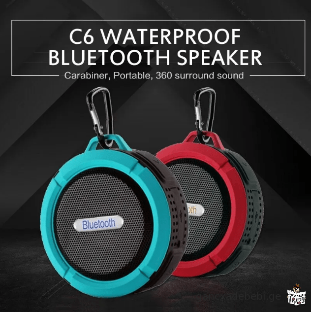 Bluetooth-თან თავსებადი სპიკერი სტერეო გარე სპორტული წყალგაუმტარი