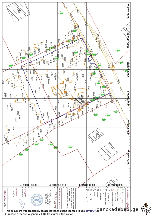 topografia da azomvebi baTumSi