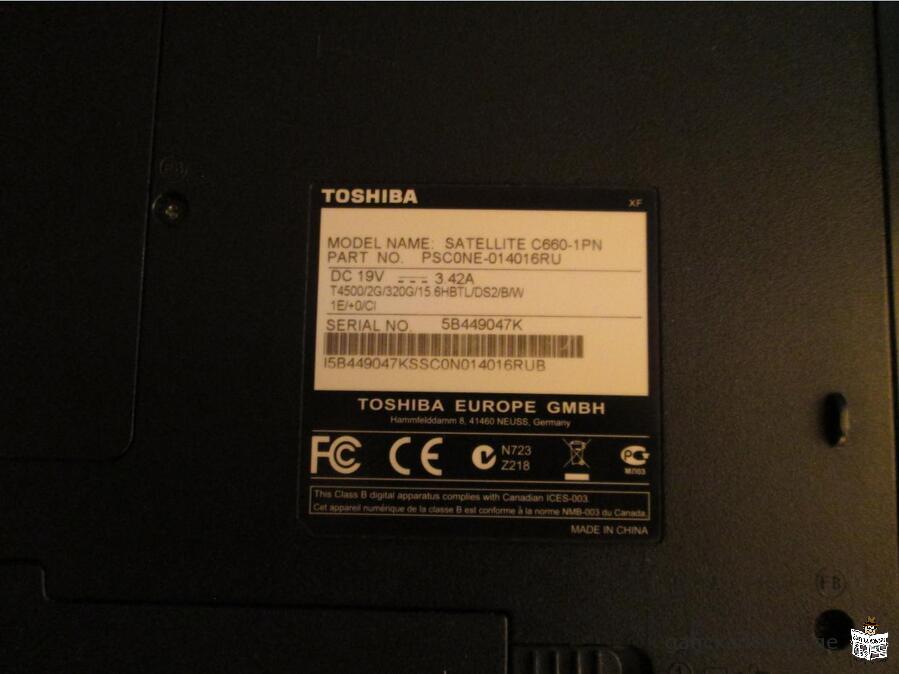 nouTbuqi Toshiba Satellite C660-1PN