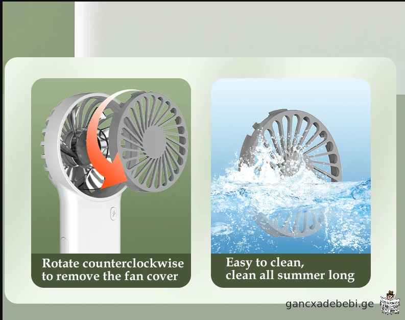 2024 wylis xelis ventilatori USB mravaljeradi damuxtvadi