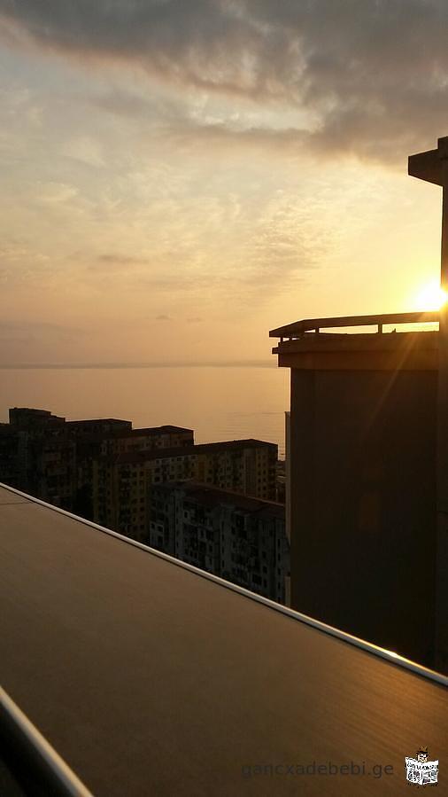 qiravdeba bina baTumSi zRvis xediT axal bulvarSi - Flat for Rent with Sea View in New Batumi Boulvar