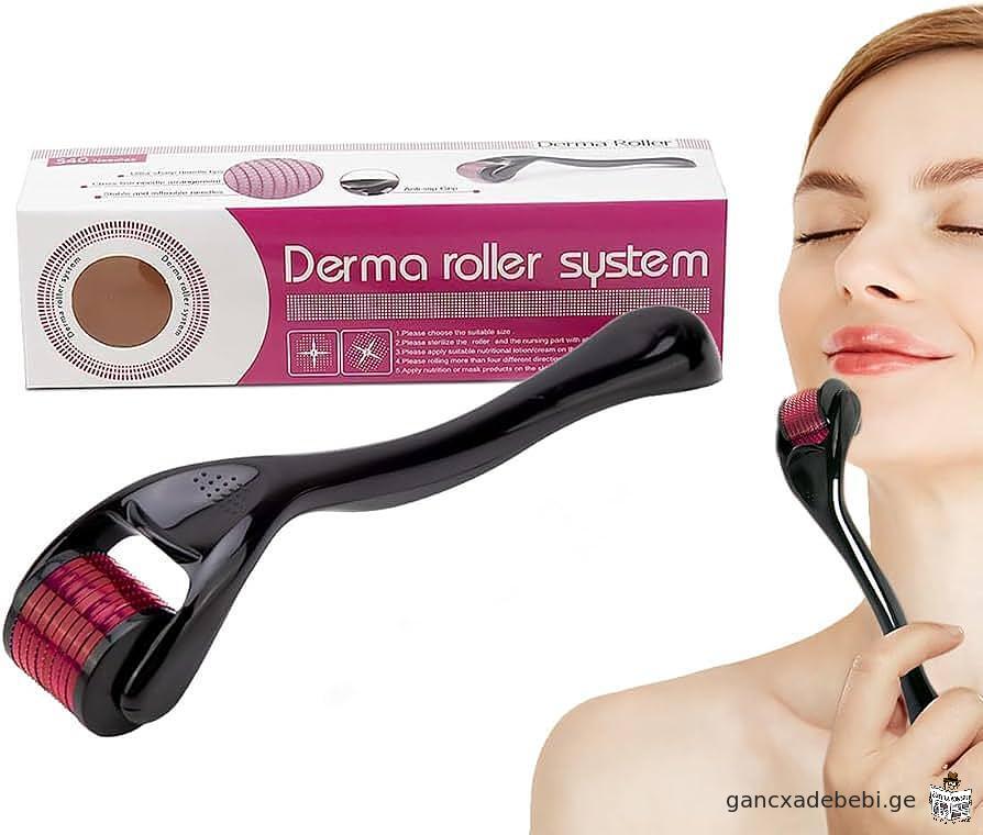 derma roller 540 needles 1.50mm ახალი