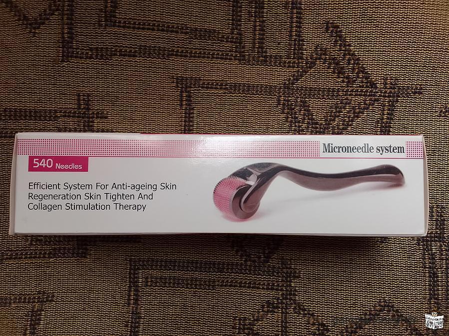 derma roller 540 needles 1.50mm ახალი