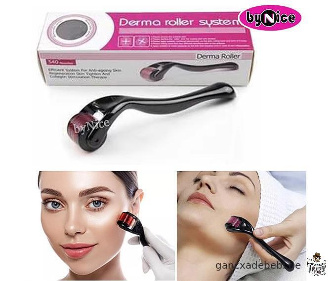 derma roller 540 needles 1.50mm ახალი