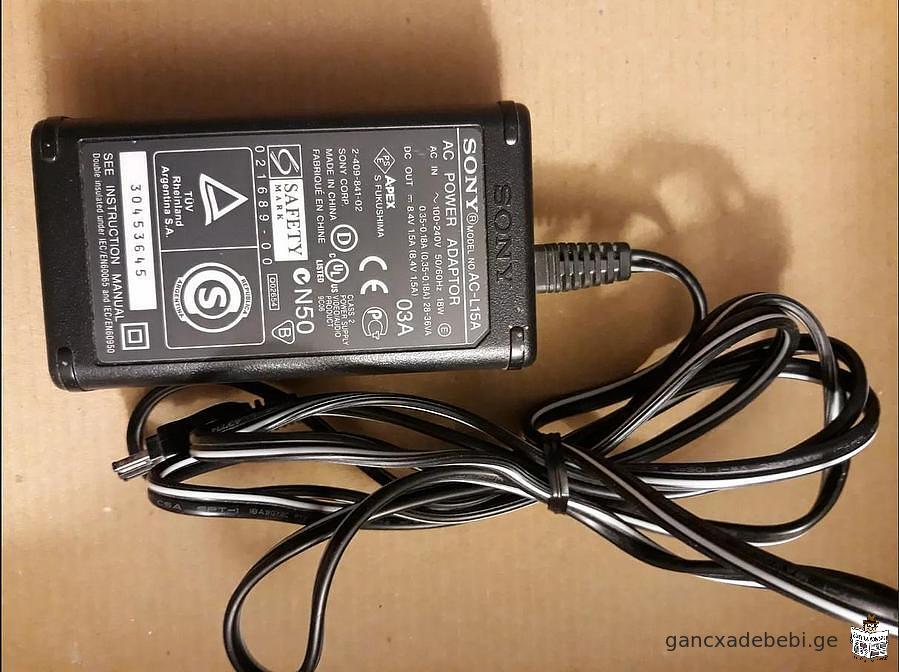 SONY AC ADAPTER AC-L15A ( 8.4V 1.5A )