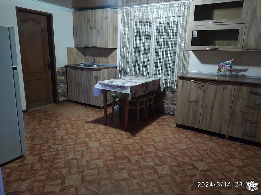 The first floor of a private two-story house is for rent in Kutaisi