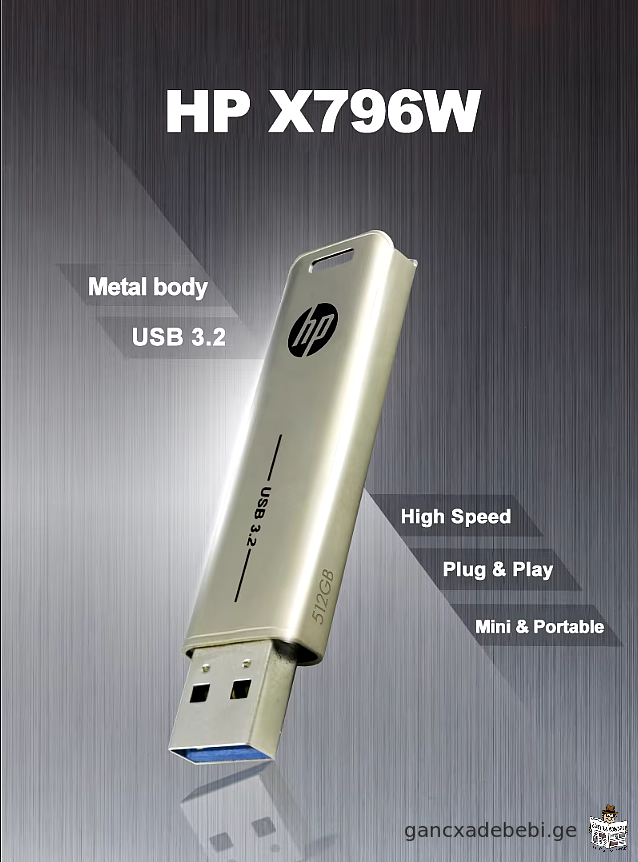 HP USB fleS draivi 64 GB maRali siCqariT Metal Pen Drive Creative Personality