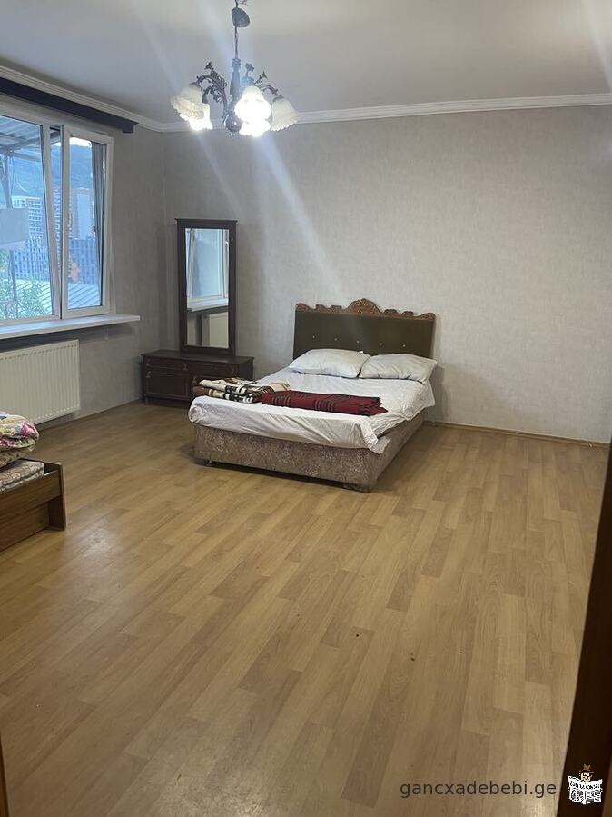 A three-room apartment for rent in Saburtalo, on the second floor of a private apartment