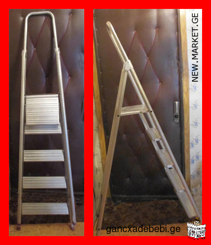 Aluminum ladder stairs professional staircase step ladder Made in USSR Soviet Union / SU