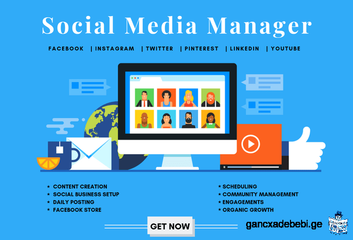Create / manage Facebook and Instagram page (SMM / PR)