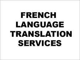 FRANCH LANGUAGE TRANSLATION SERVICES
