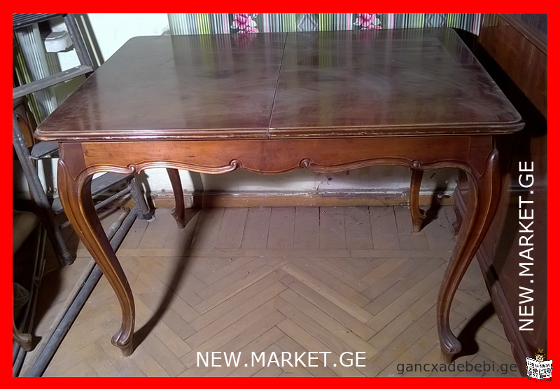 Hungarian table and soft chairs living room dining set hall сabinet Tulip Made in Hungary Budapest