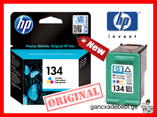 New original HP 134 cartridge Tri-colour InkJet Print Cartridge HP C9363HE