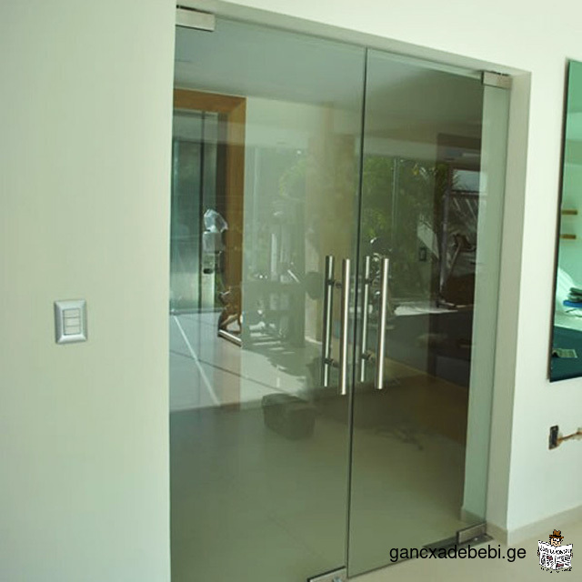 Tempered glass doors, glass shower enclosures and railings. Adjustment, 555604860