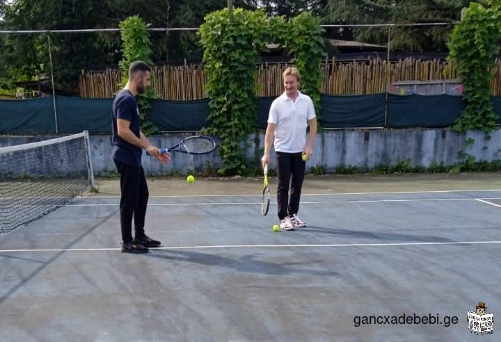 Tennis training in Batumi for adults and children for only 25 GEL.