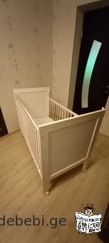Used wooden baby bed "Chicco" for sale